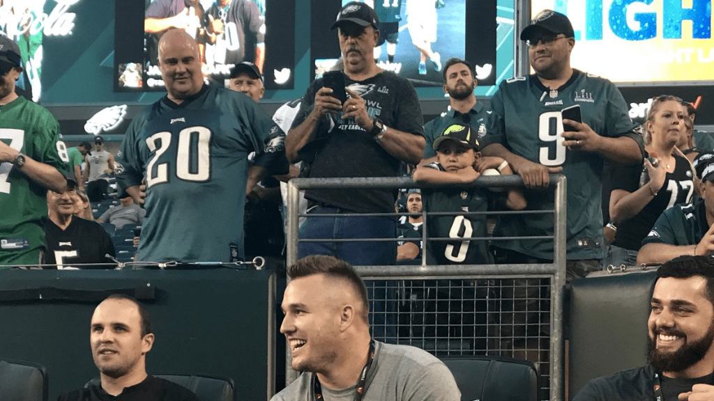 Carson Wentz Gave TD Ball to Eagles Fan Mike Trout