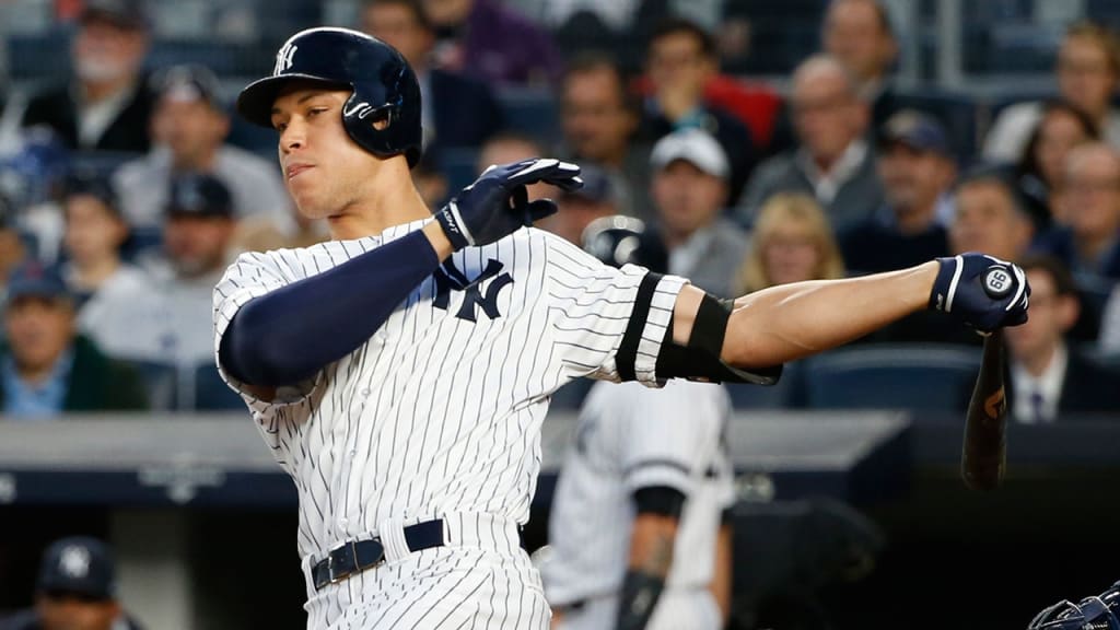 Four tickets to sit in the Judge's Chambers section and an opportunity to meet Aaron Judge are up for bid in the charity auction. (AP)