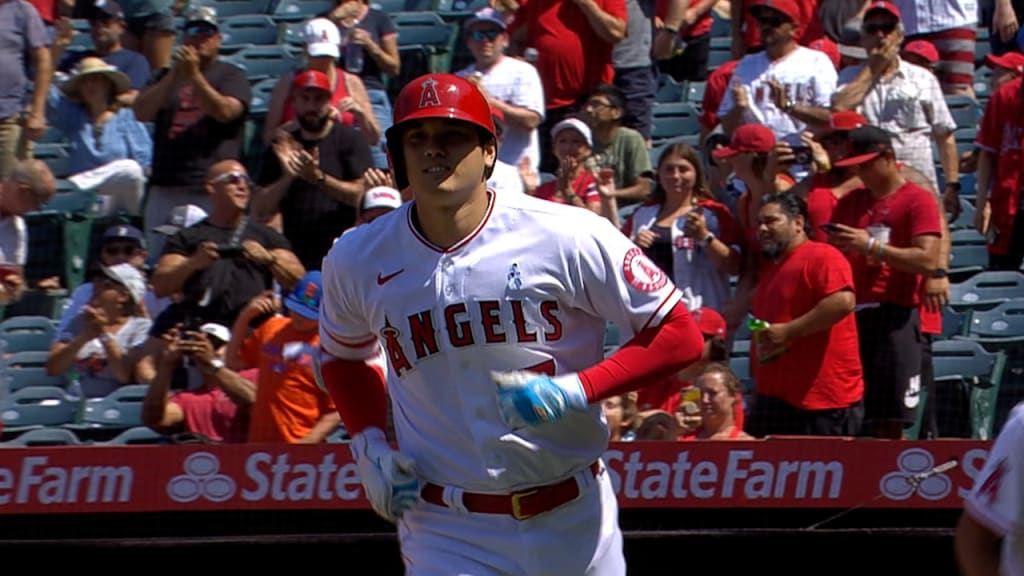 Ohtani gets the win, ties for the MLB HR lead as the Angels beat the  Rangers 5-3