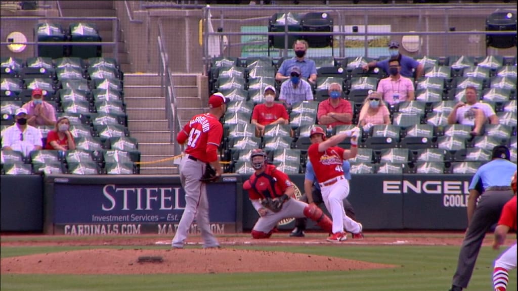Harrison Bader's RBI double