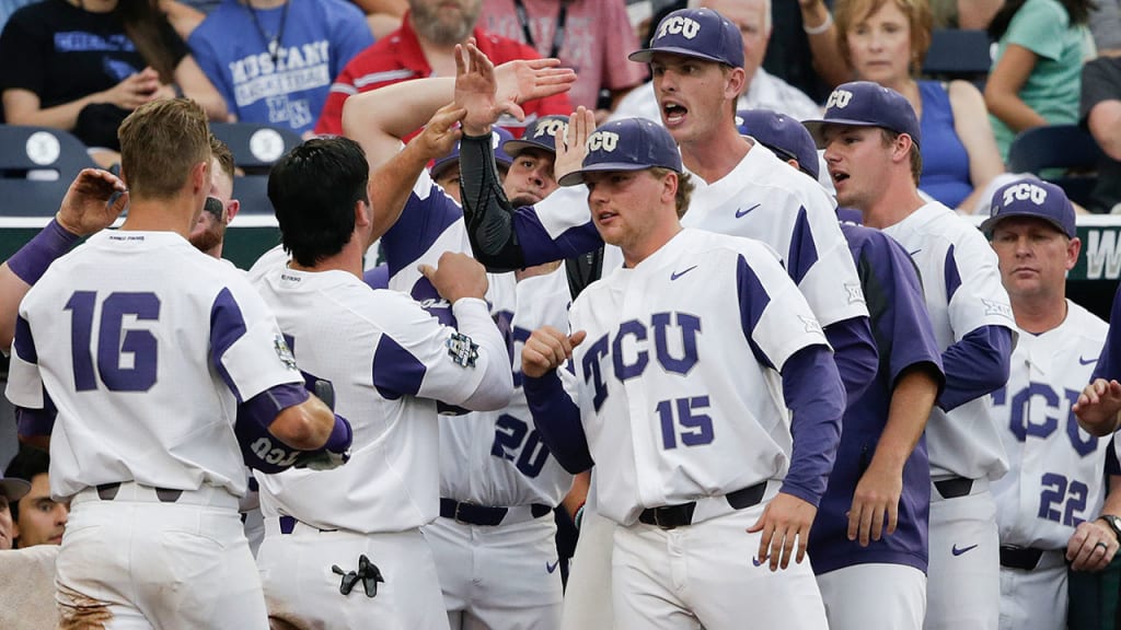 TCU joins Oregon State, LSU and Florida as the final four teams in the 2017 College World Series. (AP)