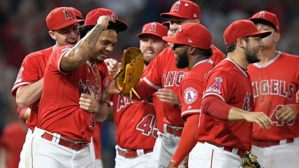 Angels have combined no-hitter, score 13 in first home game since