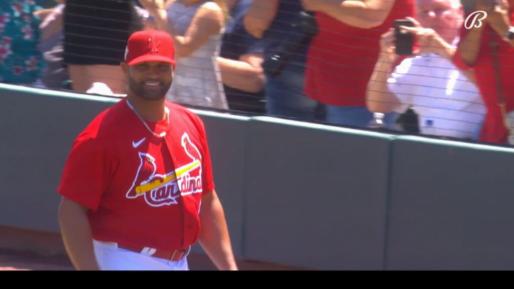 Albert Pujols Cardinals Spring Training debut