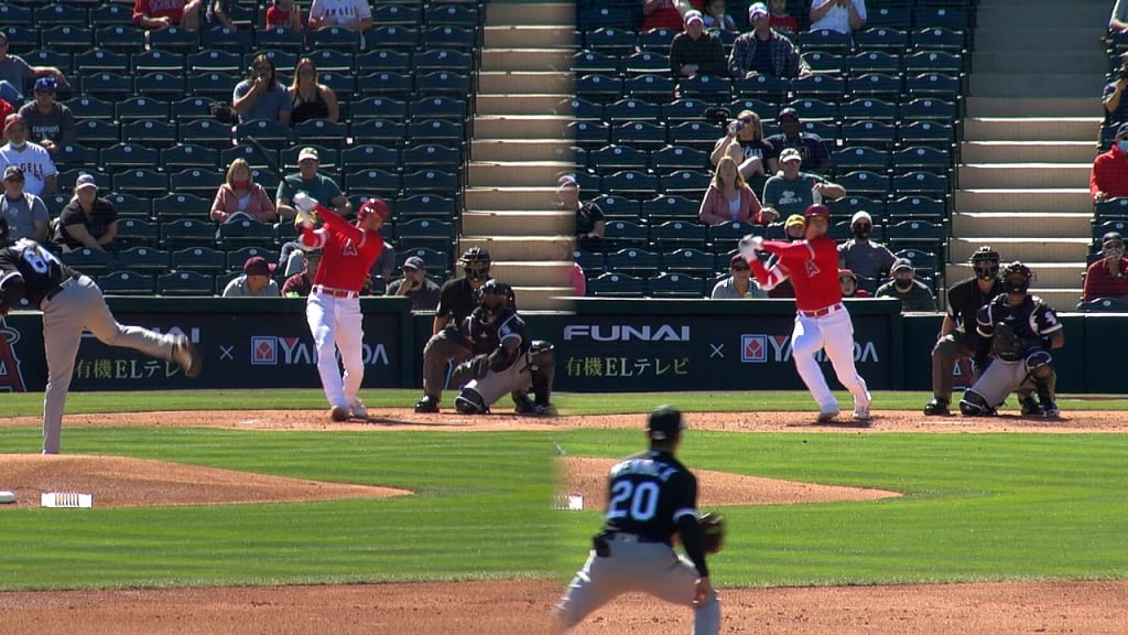 Los Angeles Angels' Gerardo Reyes throws during a spring training