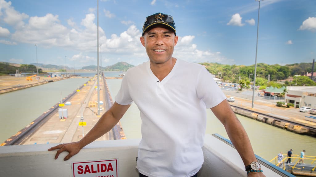 Mariano Rivera at the Panama Canal