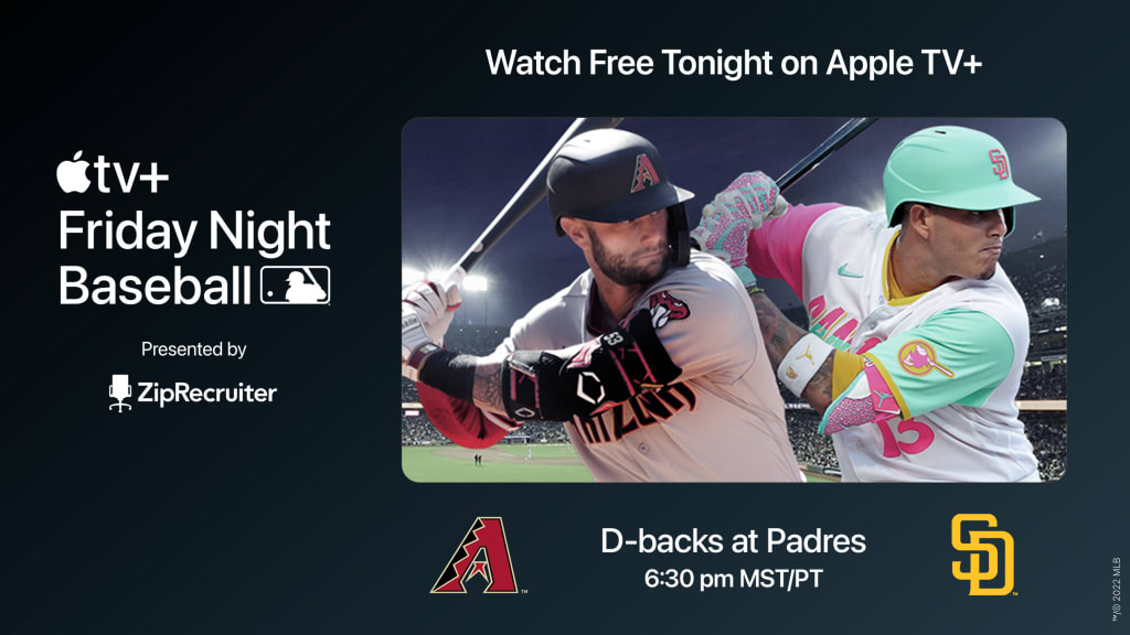 Apple TV on X: Friday Night Baseball is back. Watch @Rangers vs. @Cubs and  @Padres vs. @Braves with #FridayNightBaseball on Apple TV+    / X