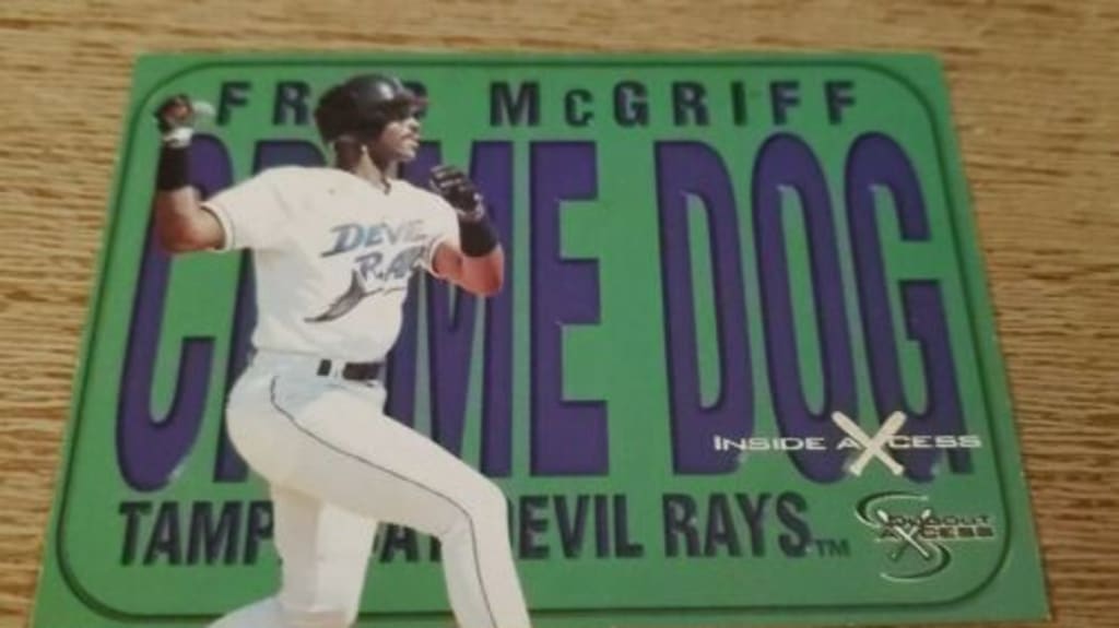Tampa Bay Devil Rays Homecoming Poster (Fred McGriff, Wade Boggs) -  Costacos 1998