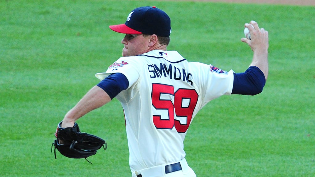 Right-hander Shae Simmons underwent an MRI Monday, as he works his way back from Tommy John surgery. (Getty)
