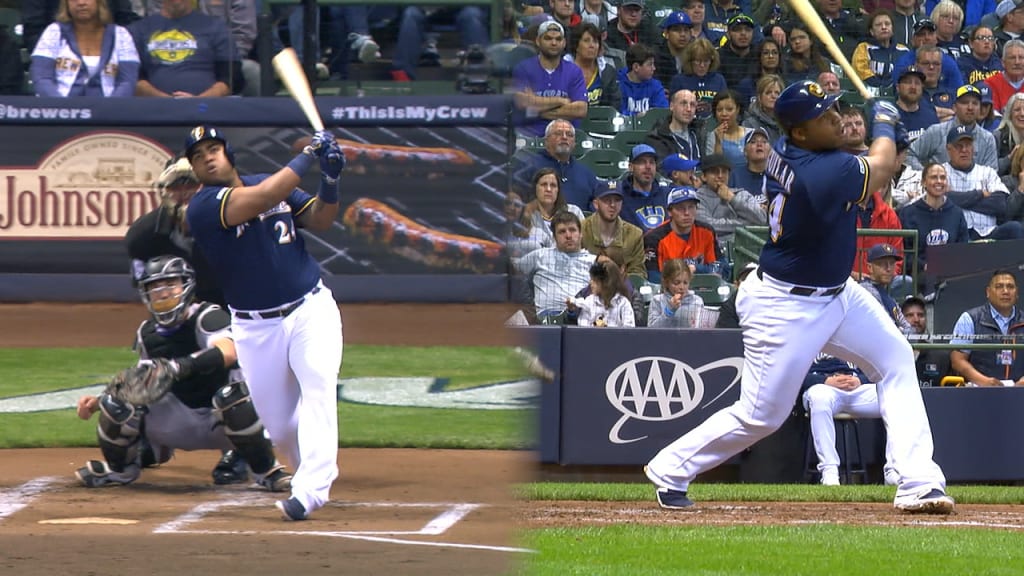Aguilar's 2-HR game powers Crew