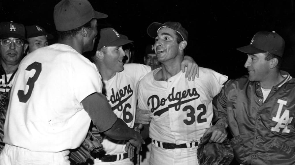 1956 Sandy Koufax Game Worn & Signed Brooklyn Dodgers Jersey