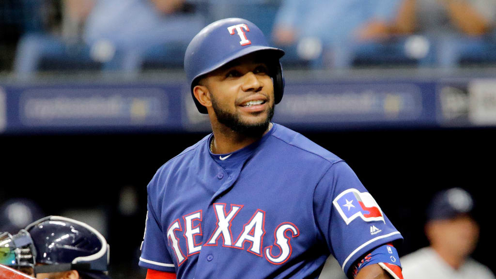 June 23, 2019: Texas Rangers shortstop Elvis Andrus #1 forces out