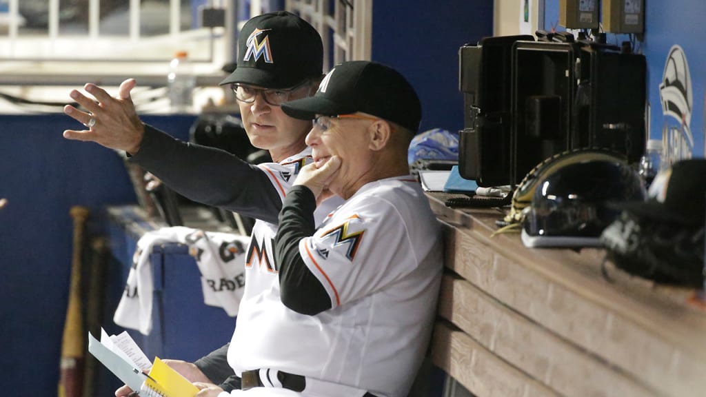 "As far as infield guys, teaching positions and giving guys confidence, he's as good as I've seen," Don Mattingly said of Perry Hill. (AP)