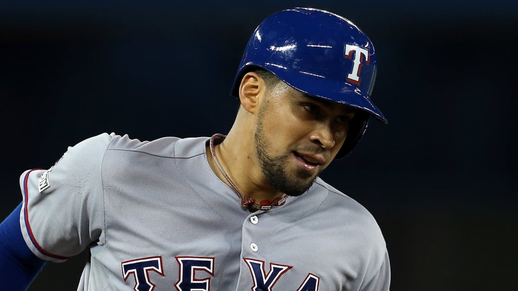 Robinson Chirinos returned to the Rangers' lineup on Friday for the first time since April 9 when he suffered a fractured right forearm. (AP).