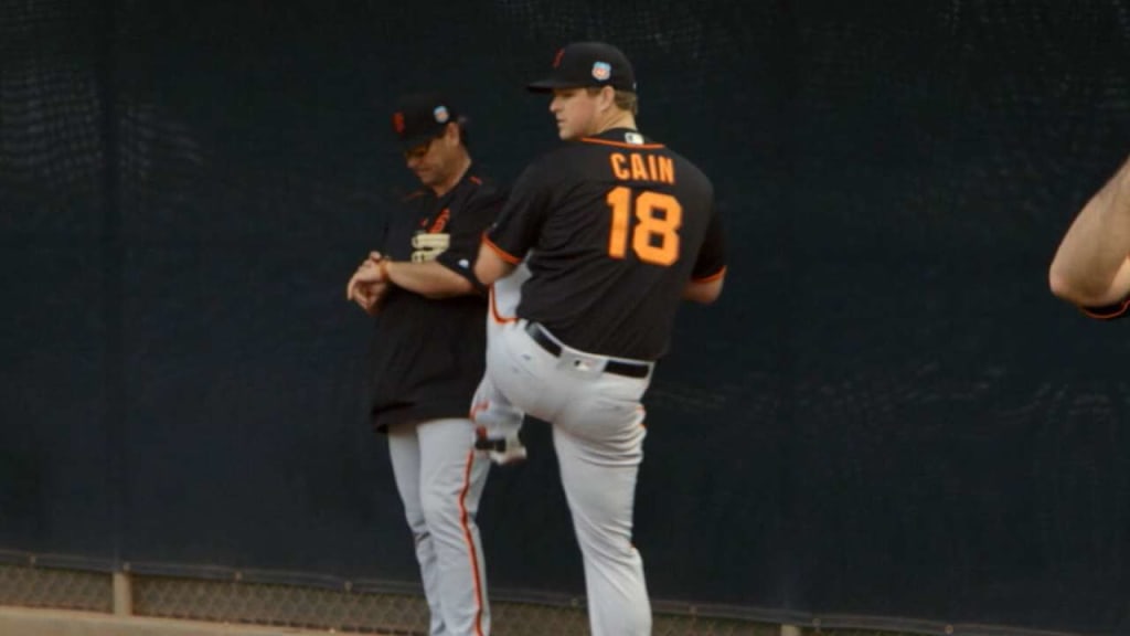 Bochy on Cain's setback