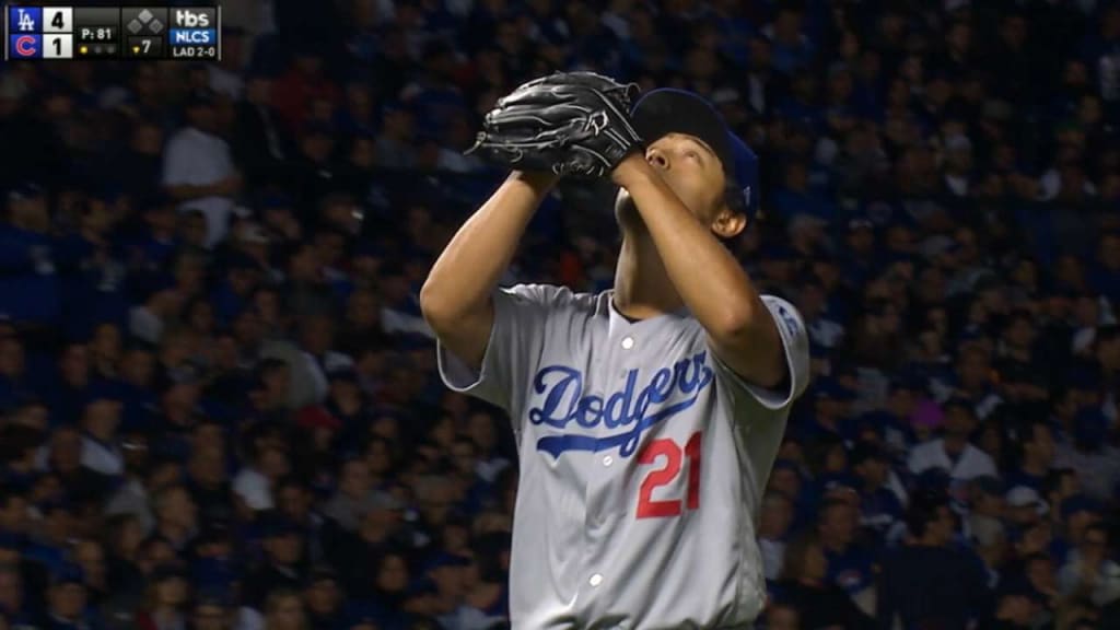 Yu Darvish walks with bases loaded, tosses bat with authority - True Blue LA