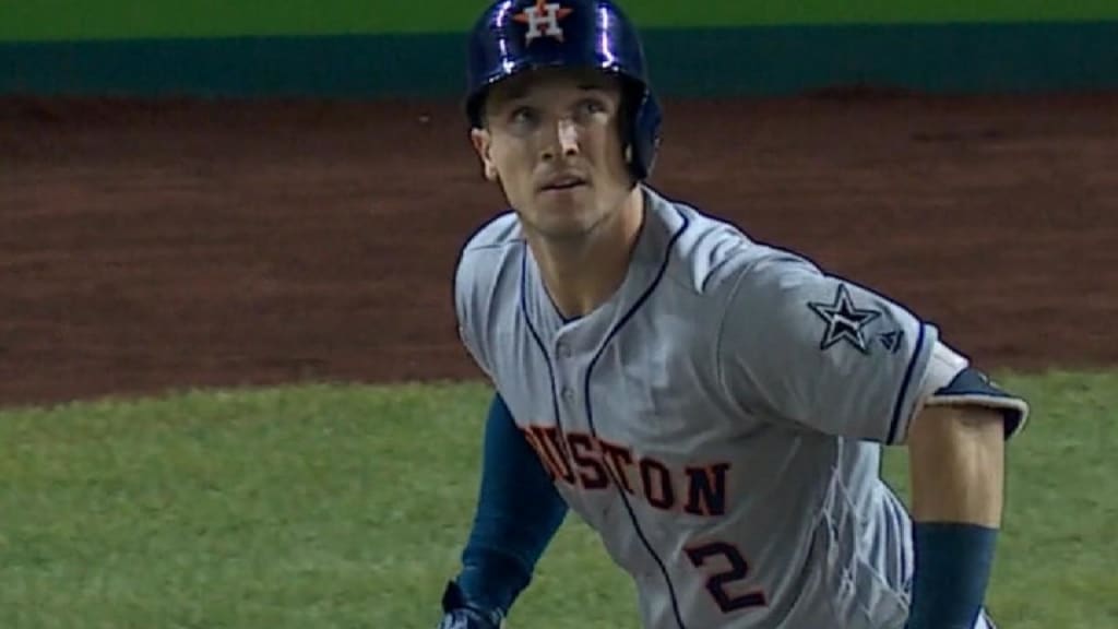 Houston Astro's Alex Bregman's 7-Week-Old Son Enjoys 1st Baseball Game