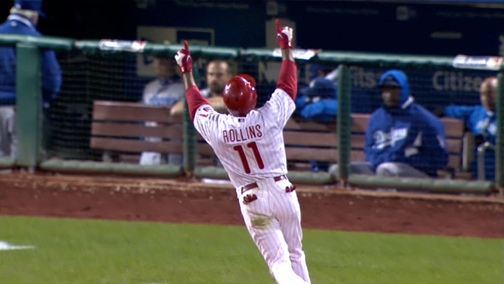Rollins sets Phillies' career hit record