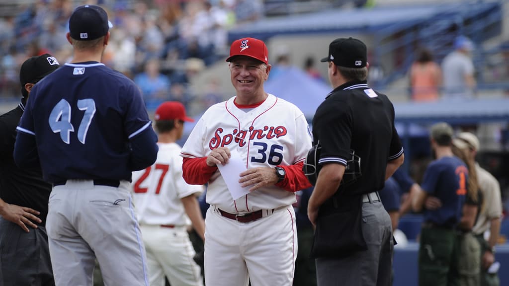 Tim Hulett (center) will manage Team Philippines in a World Baseball Classic qualifying round. (Rangers)