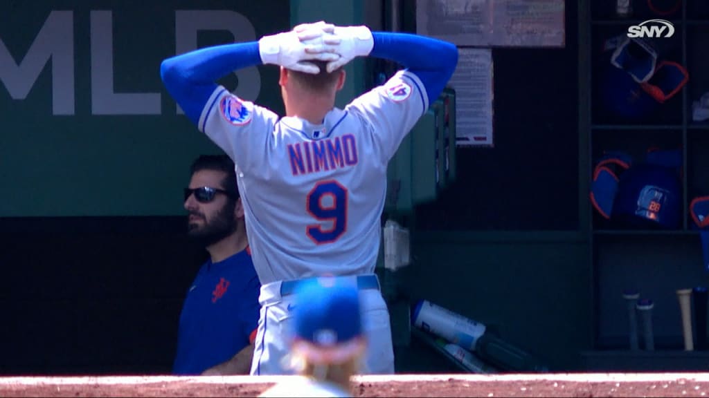 Brandon Nimmo exits with injury