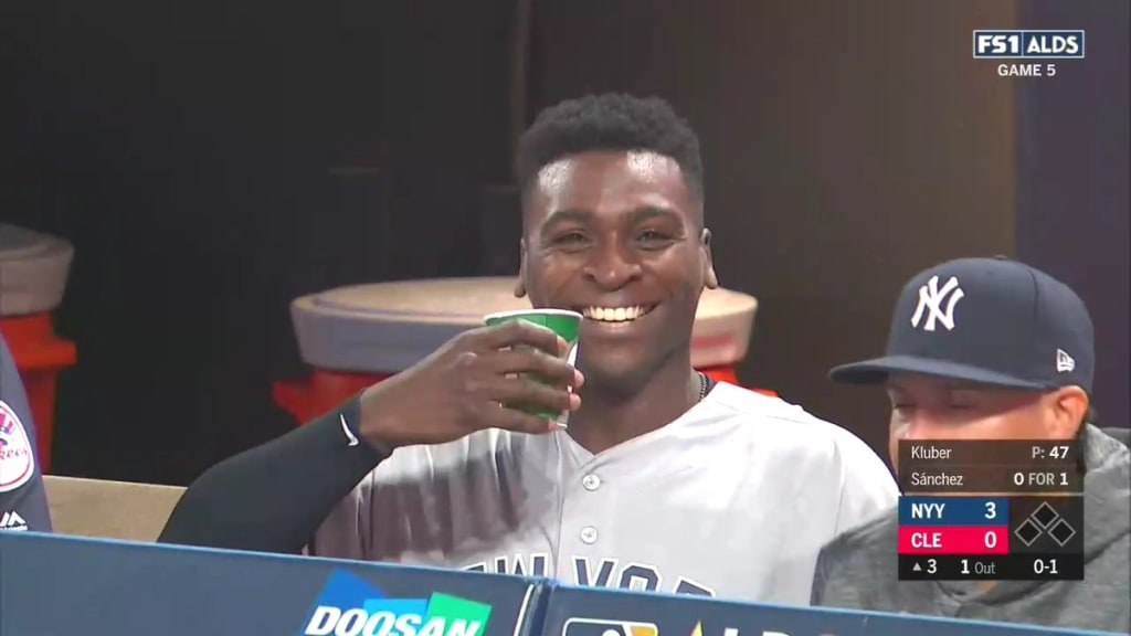 Here are 7 photos and GIFs of Didi Gregorius smiling during his epic night  in ALDS Game 5