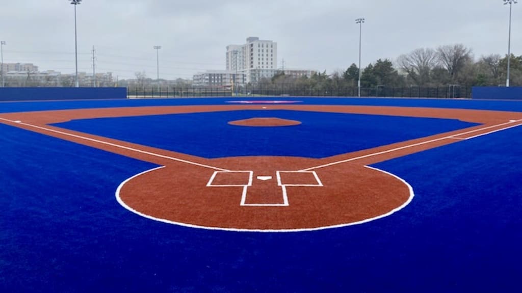 Synthetic Baseball Turf Installation at Kansas State University