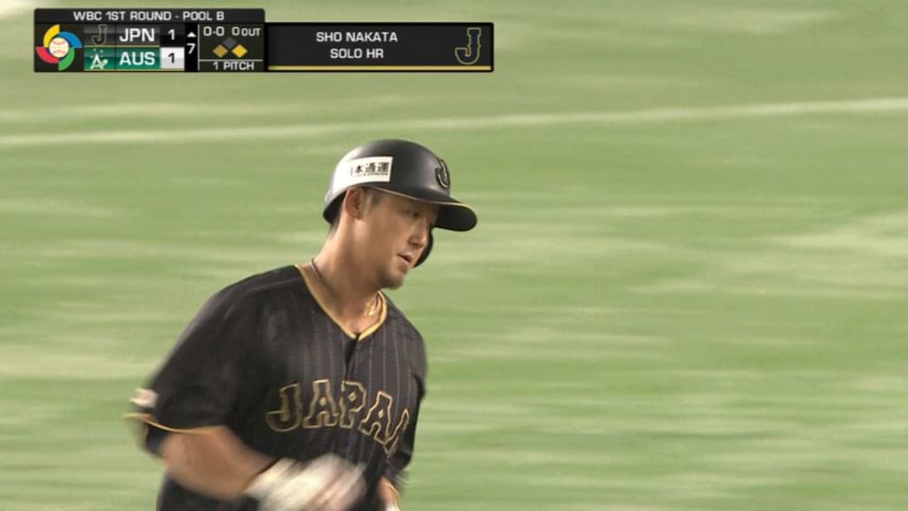 Baseball in Japan Sho Nakata of the Nippon Ham Fighters is