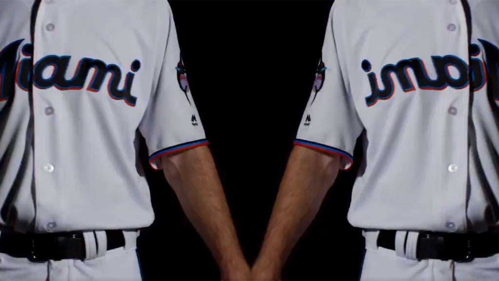 The Marlins' brand-new uniforms look like Miami at night