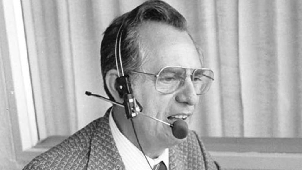 Rene Cardenas was a broadcaster for the Houston Colt 45s before heading to Los Angeles to call games for the Dodgers. (Dodgers)