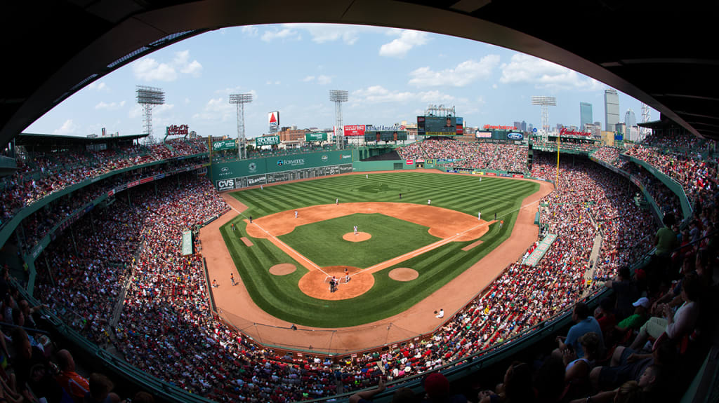 BOSTON, MA - JULY 5: General view as the Boston Red Sox play a game against the Houston Astros at Fenway Park on July 5, 2015 in Boston, Massachusetts. (Photo by Rich Gagnon/Getty Images)