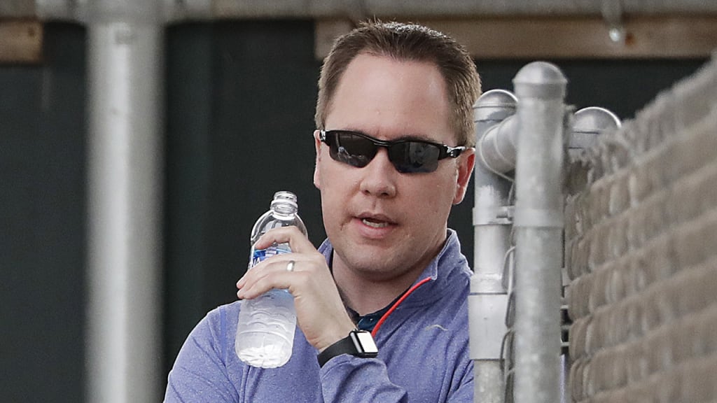 Twins chief baseball officer Derek Falvey started his big league career with the Indians in 2007. (AP)