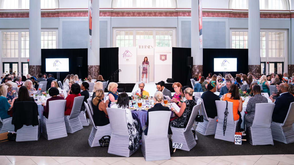 The Astros Foundation Safe at Home Luncheon, presented by Blue Cross Blue Shield of Texas, raised approximately $350,000.
