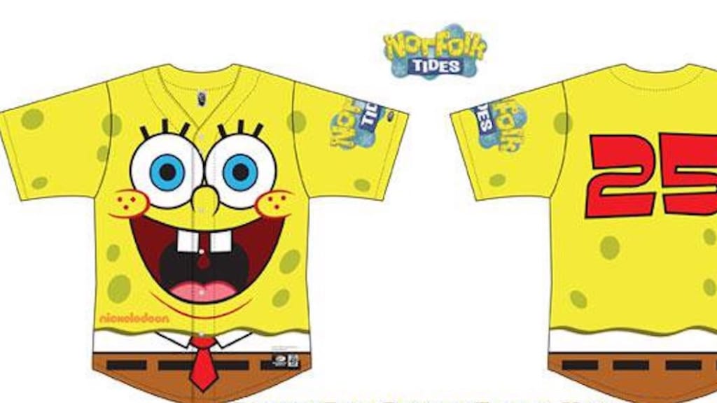 Kids Spongebob Baseball jersey