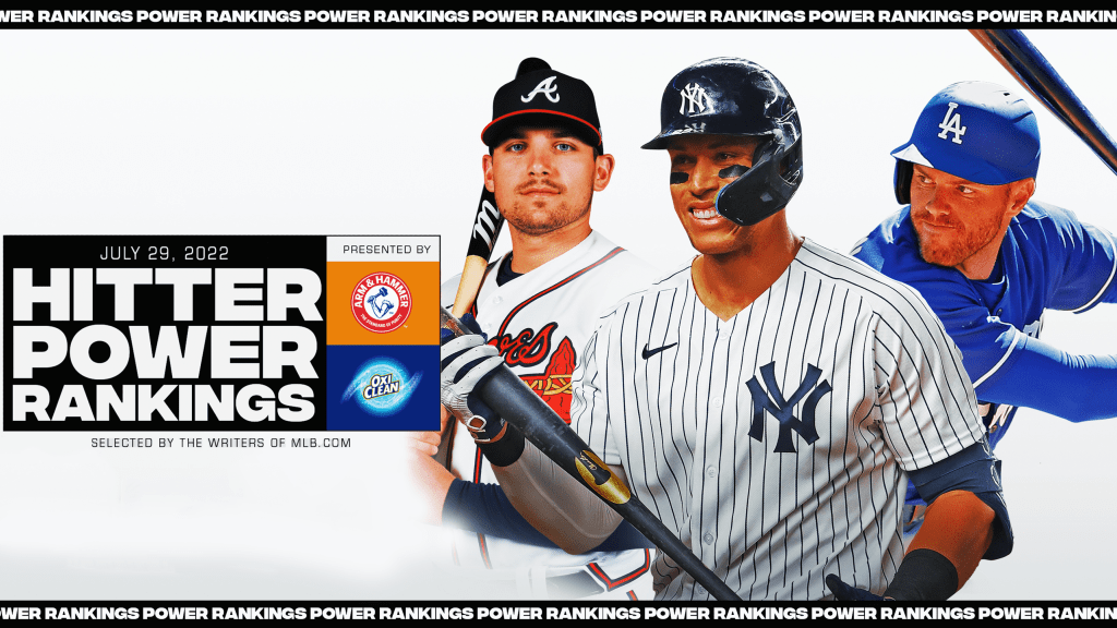 Eighth MLB hitter power rankings of 2022