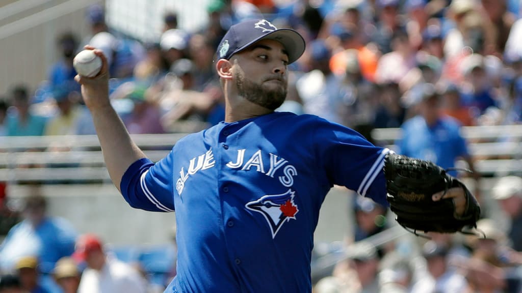 Marco Estrada fanned 5 and retired the last 14 Tigers he faced in his third spring start. (AP)