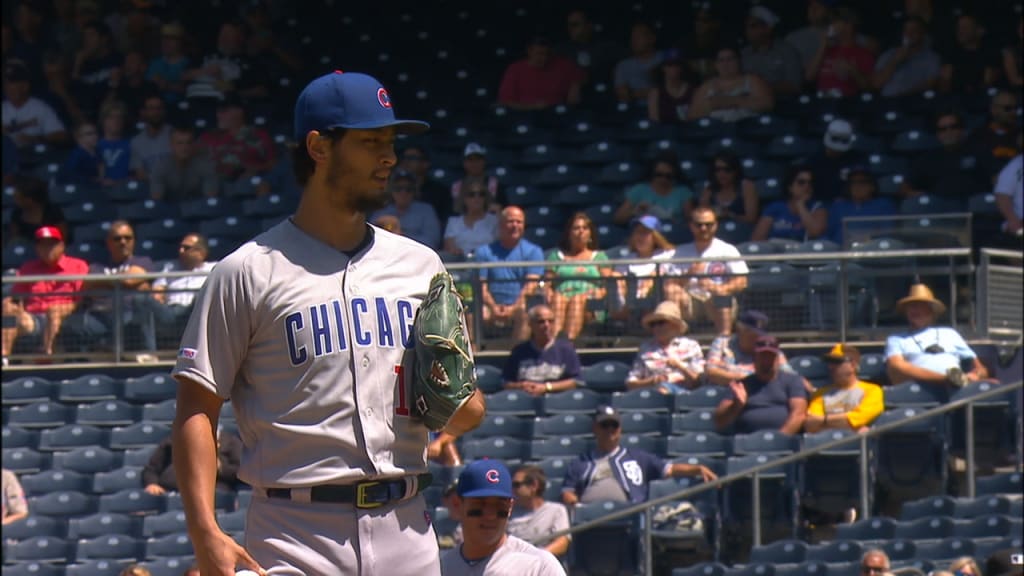 Cubs' Darvish wild in spring debut