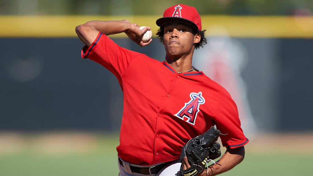 Elvin Rodriguez, the Angels' No. 22 prospect according to MLBPipeline.com, won Pitcher of the Year honors in the Rookie-level Pioneer League by going 5-1 with a 2.50 ERA in 11 starts for Orem. (MiLB.com)