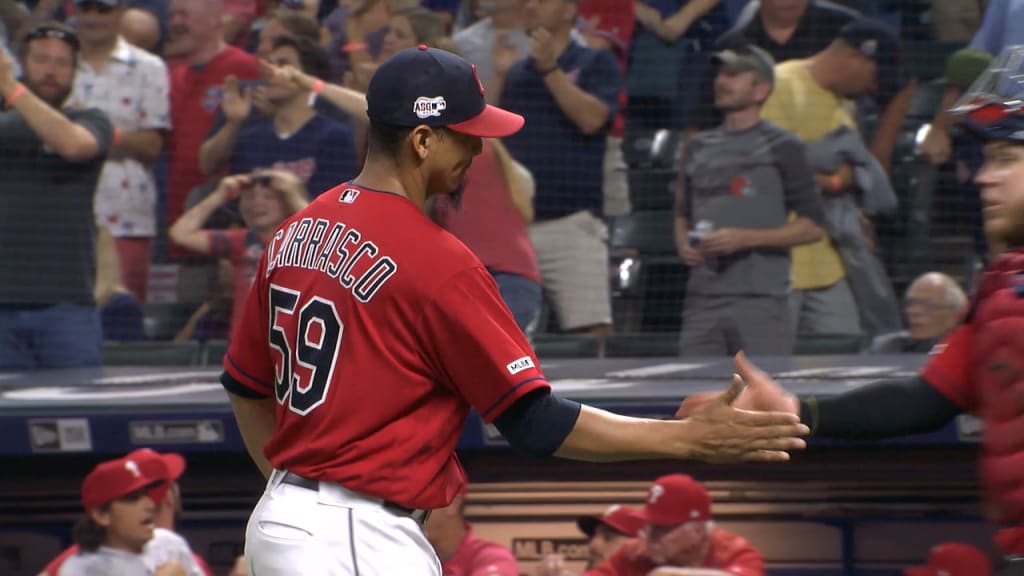 Carlos Carrasco hits 97 mph on first pitch back from leukemia diagnosis in  rehab appearance