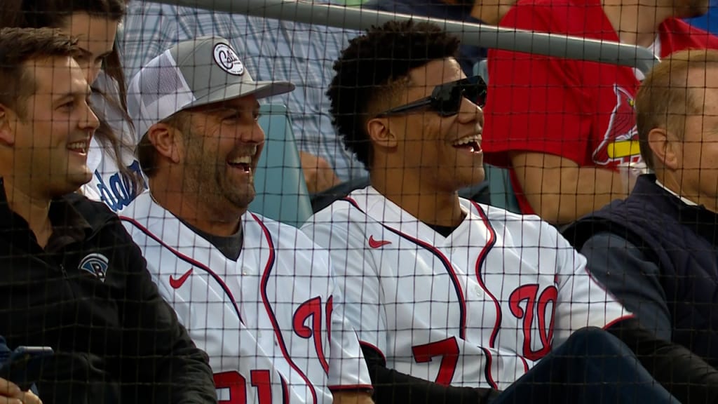 Juan Soto wears Trea Turner jersey at Dodgers game