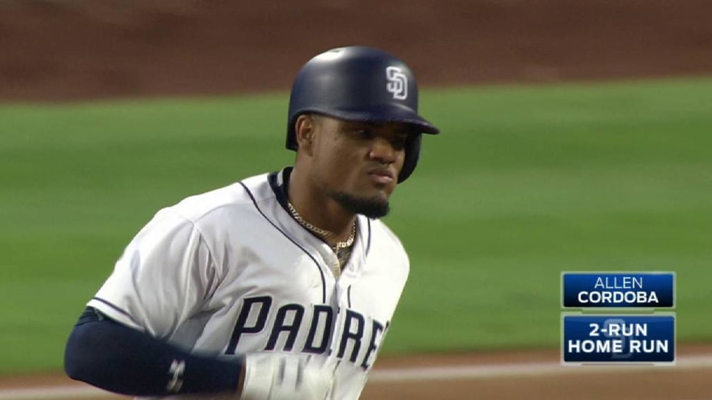 Cordoba's two-run home run