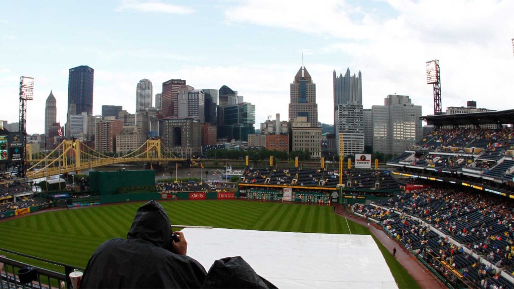 Brewers-Pirates game postponed due to rain