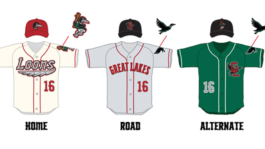 Great Lakes loons deals team issued jersey