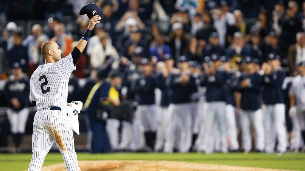 After standing ovations, "Thank you, Derek," chants and a roller coaster ride of a game, Derek Jeter said goodbye to Yankee Stadium and his home fans. (New York Yankees)