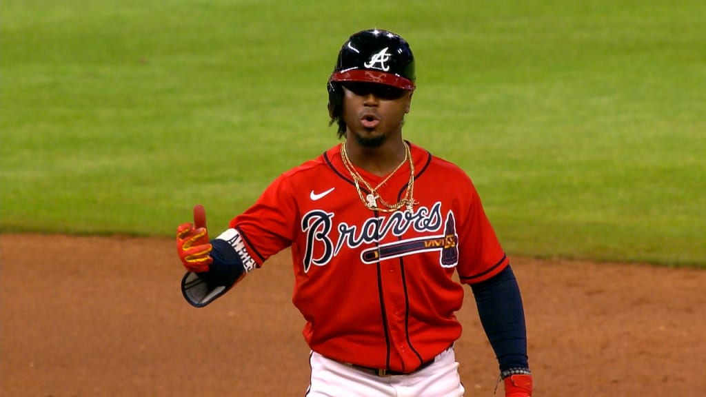 Ronald Acuña Jr. ties game with pinch hit RBI double