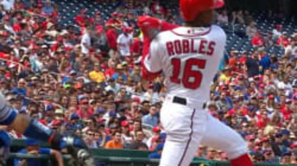 Robles' solo home run
