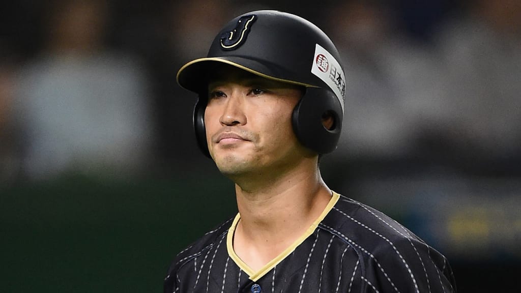 Norichika Aoki reached base four times in Japan's extra-innings victory over the Netherlands on Sunday in WBC '17. (Getty)