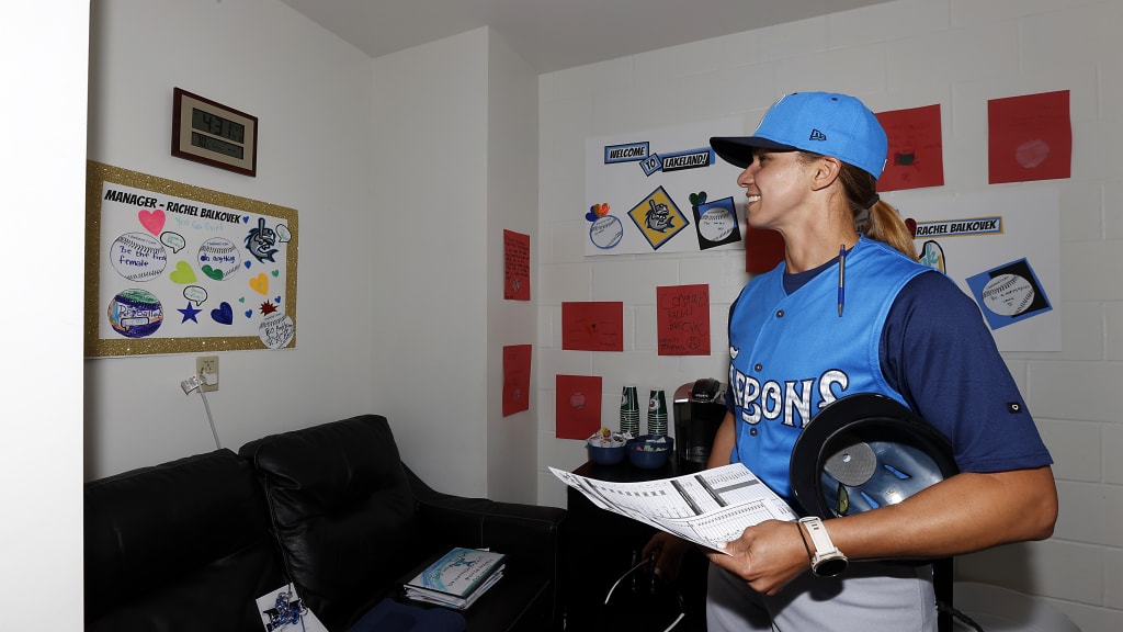 Before her first game as manager, Balkovec was greeted by letters from awestruck and grateful young girls. It was a touching but quiet tribute, far different from the boisterous support she received from the high school students and coaches that the Detroit Tigers Foundation invited to enjoy the historic game.