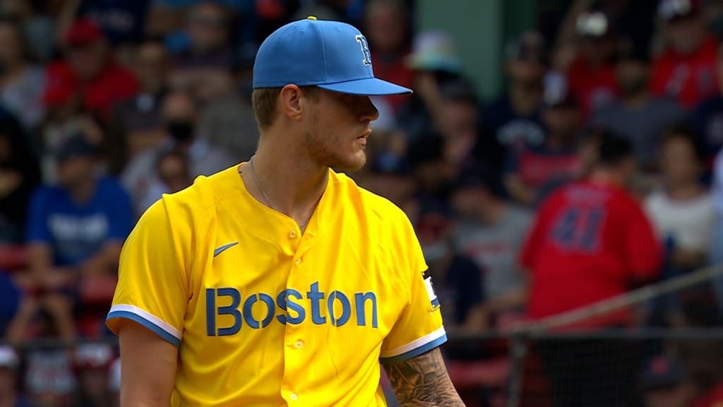 red sox uniforms yellow