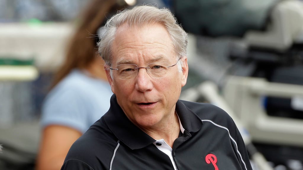 "I'm actually more encouraged today than I ever would have dreamed I would have been after my first month with the Phillies," Andy MacPhail said. (AP)