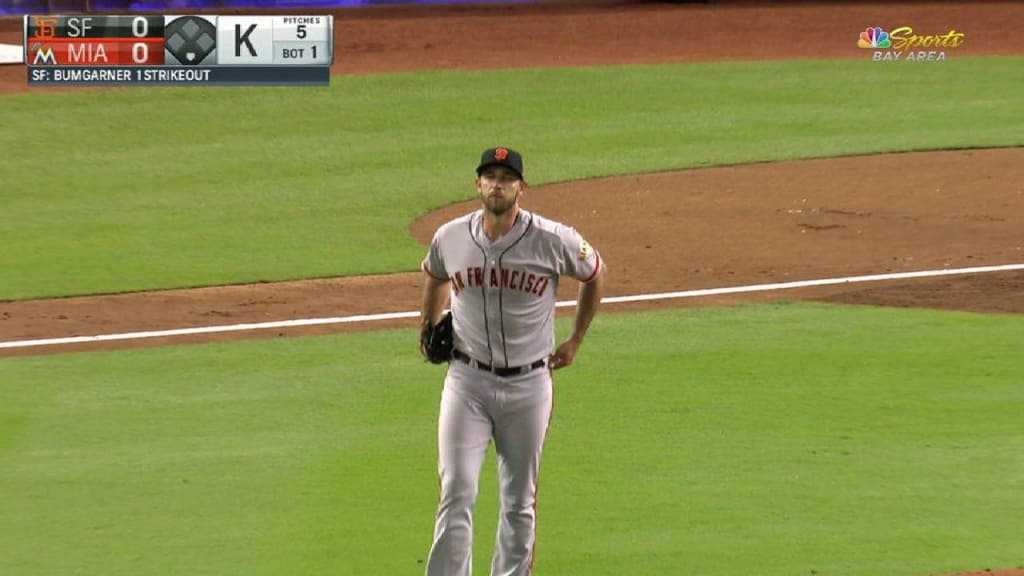 Madison Bumgarner enters Game 7 in relief, breaks MLB postseason