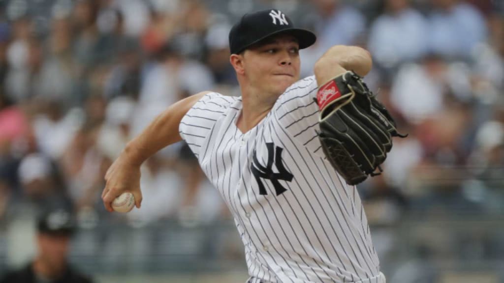 Our first look at Sonny Gray in Yankee pinstripes – East Bay Times